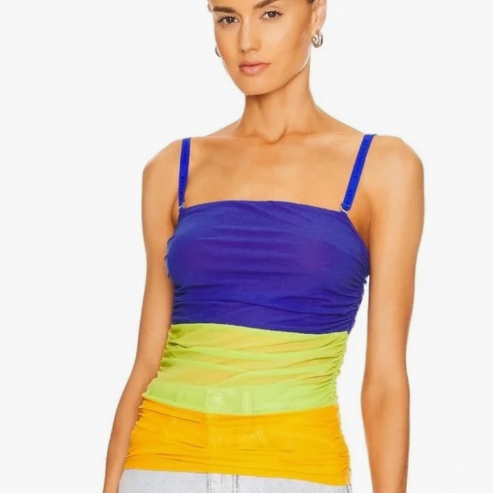 Simon Miller Colorful Women's Strappy Mesh top size XS